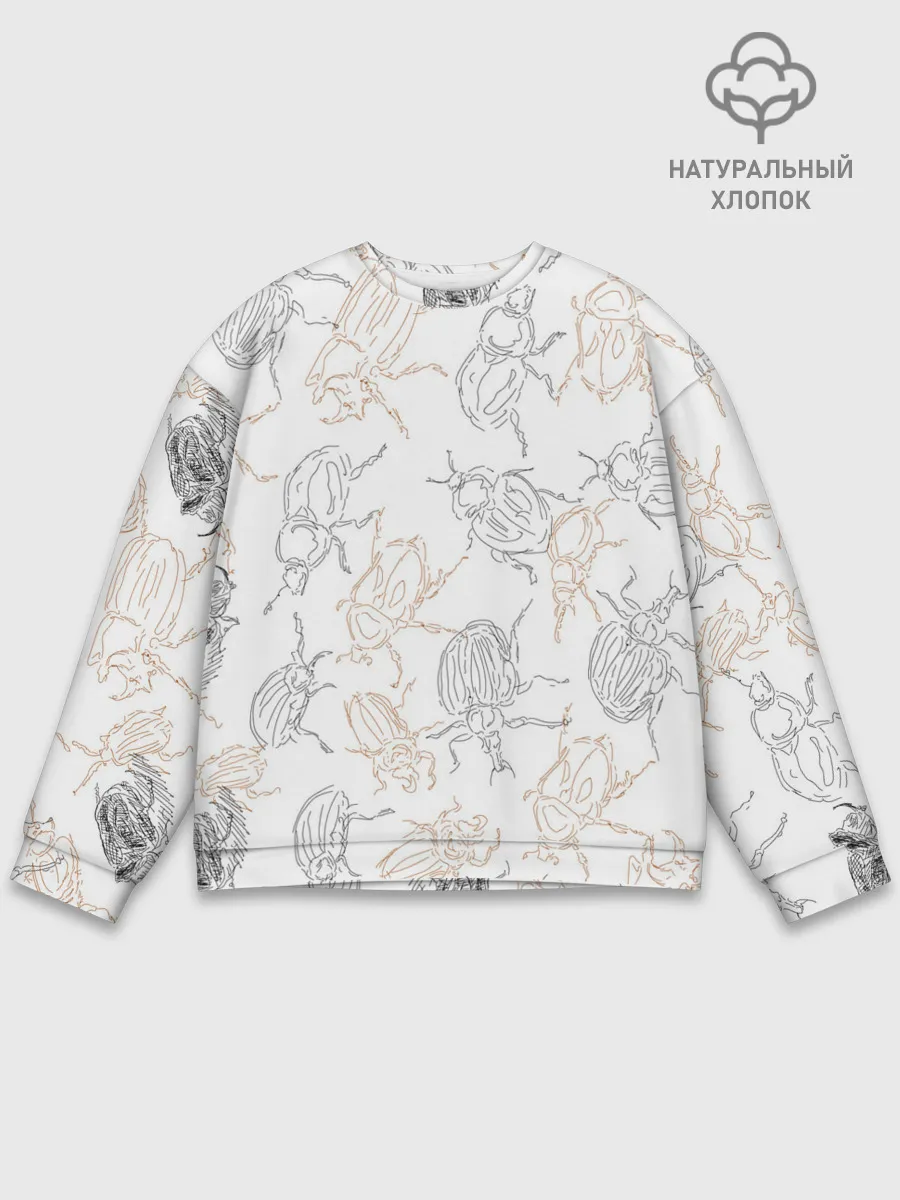 Мужской свитшот базовый / Ползучие жучки