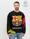 Мужской свитшот базовый / BARCELONA / БАРСЕЛОНА