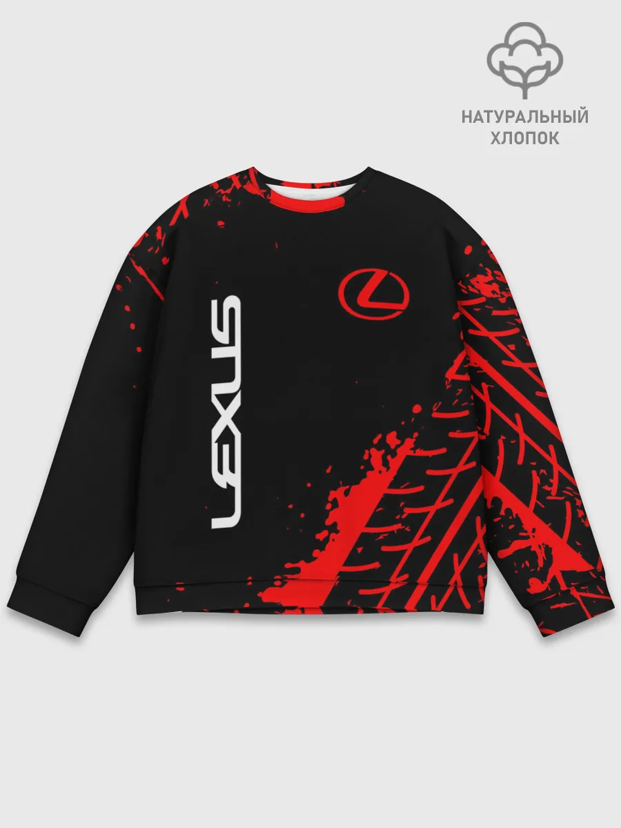 Мужской свитшот базовый / LEXUS / ЛЕКСУС