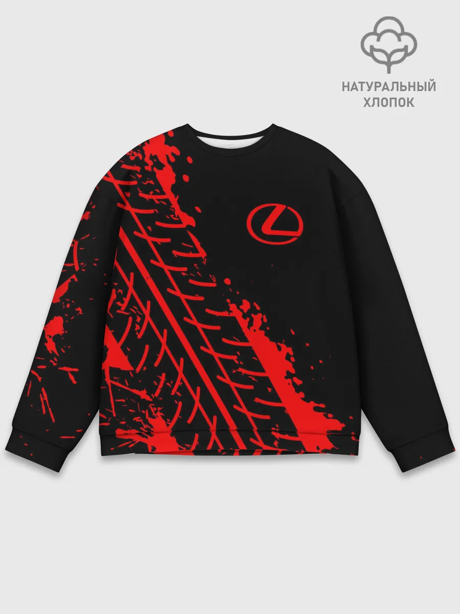 Мужской свитшот базовый / LEXUS / ЛЕКСУС