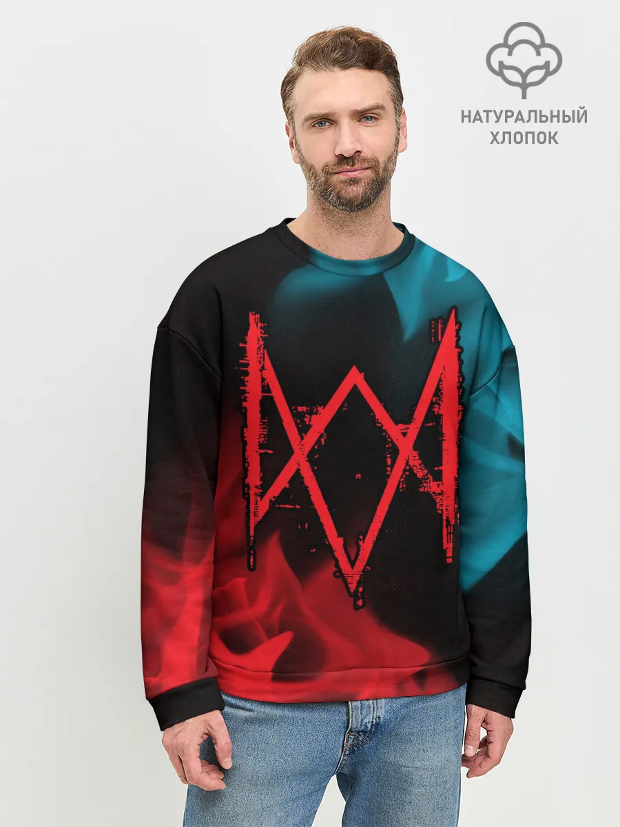 Мужской свитшот базовый / WATCH DOGS LEGION / ВОТЧ ДОГС