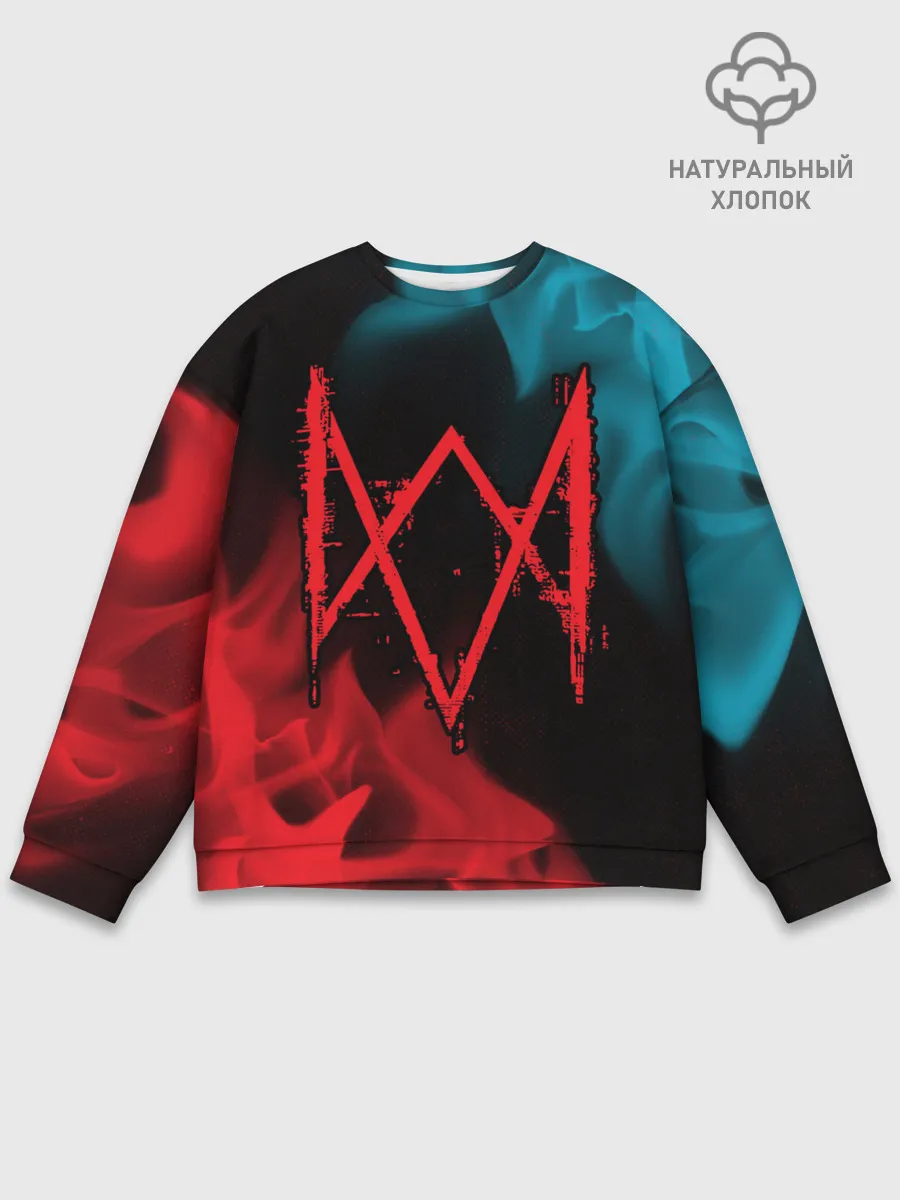 Мужской свитшот базовый / WATCH DOGS LEGION / ВОТЧ ДОГС