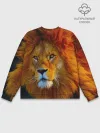 Мужской свитшот базовый / Лев 3D