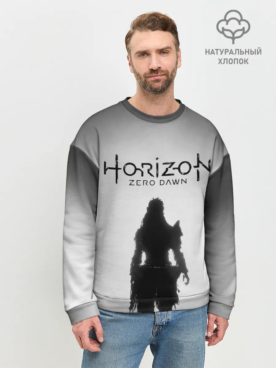 Мужской свитшот базовый / Horizon Zero Dawn