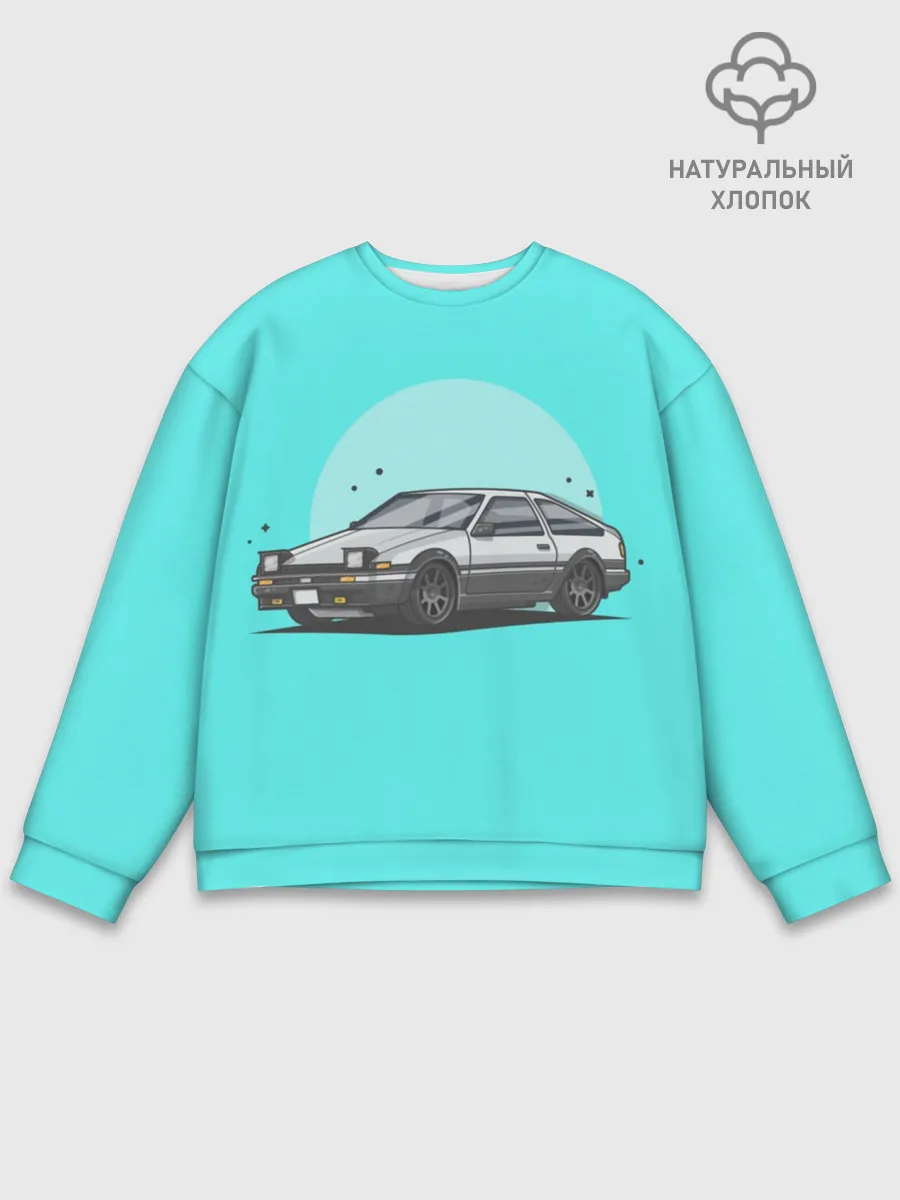 Мужской свитшот базовый / Хачироку АЕ86