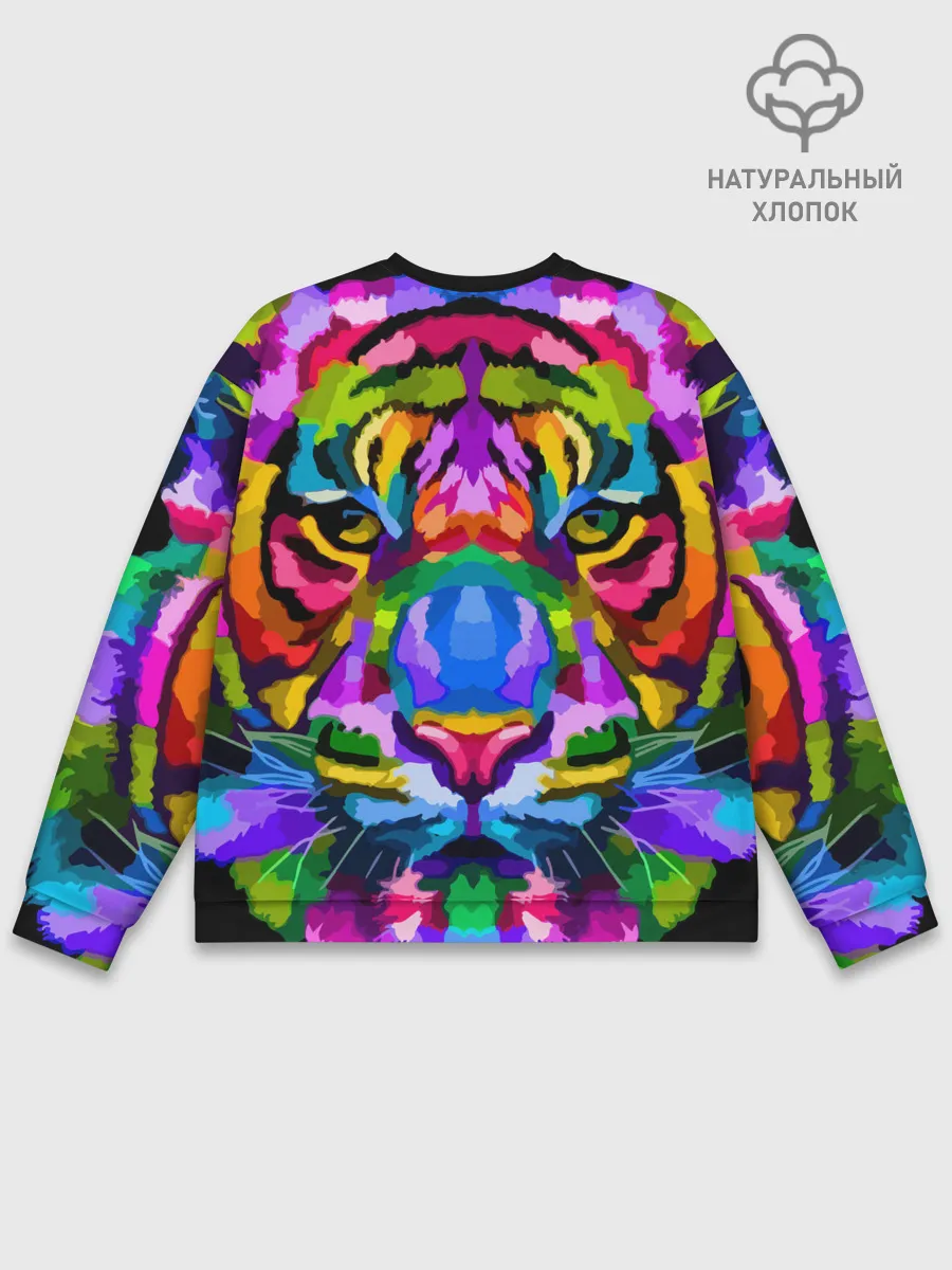 Мужской свитшот базовый / Neon tiger