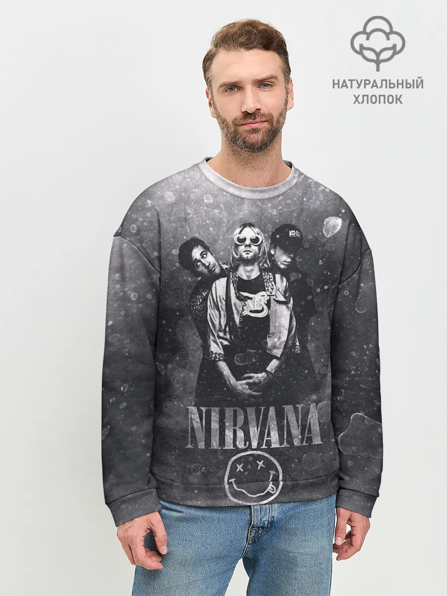 Мужской свитшот базовый / Nirvana