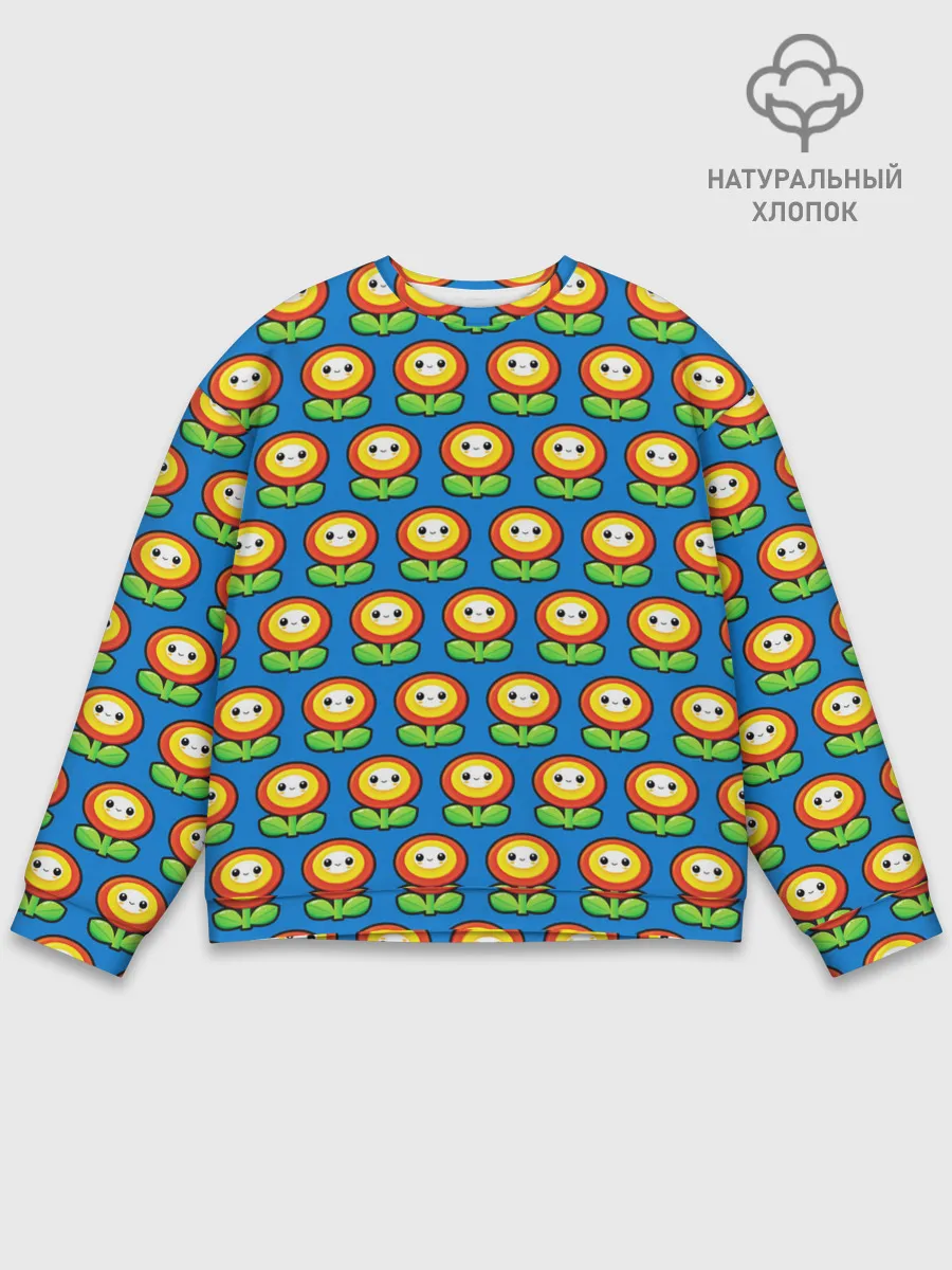 Мужской свитшот базовый / Super Mario