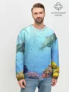 Мужской свитшот базовый / акулы