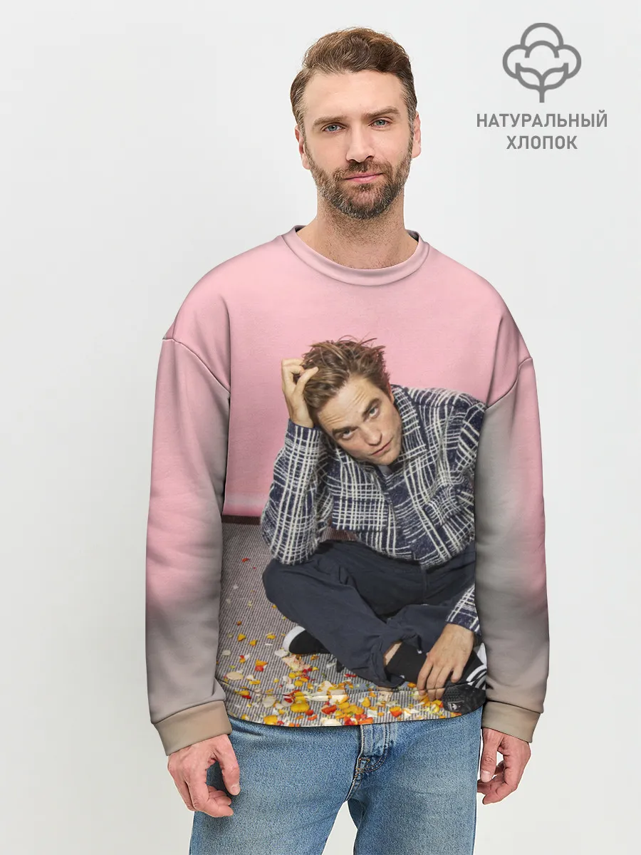 Мужской свитшот базовый / Роберт Паттинсон