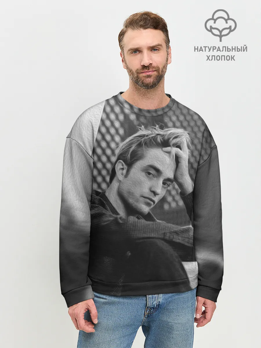Мужской свитшот базовый / Роберт Паттинсон