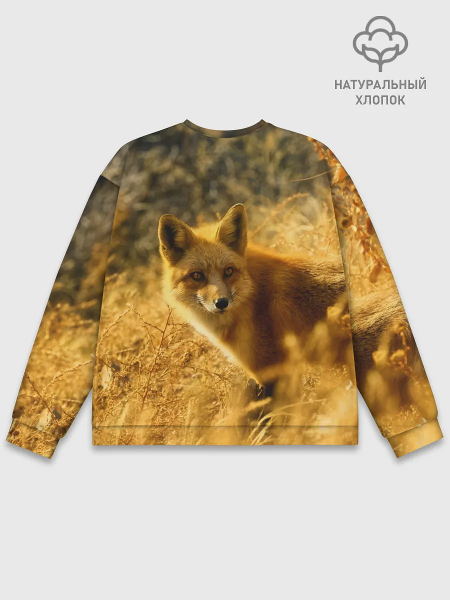 Мужской свитшот базовый / Рыжая Лиса
