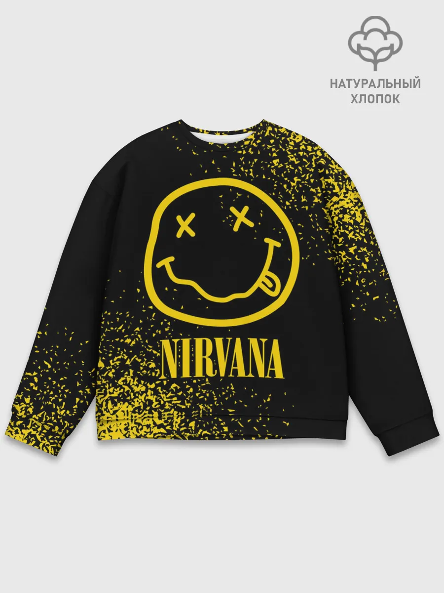 Мужской свитшот базовый / NIRVANA / НИРВАНА