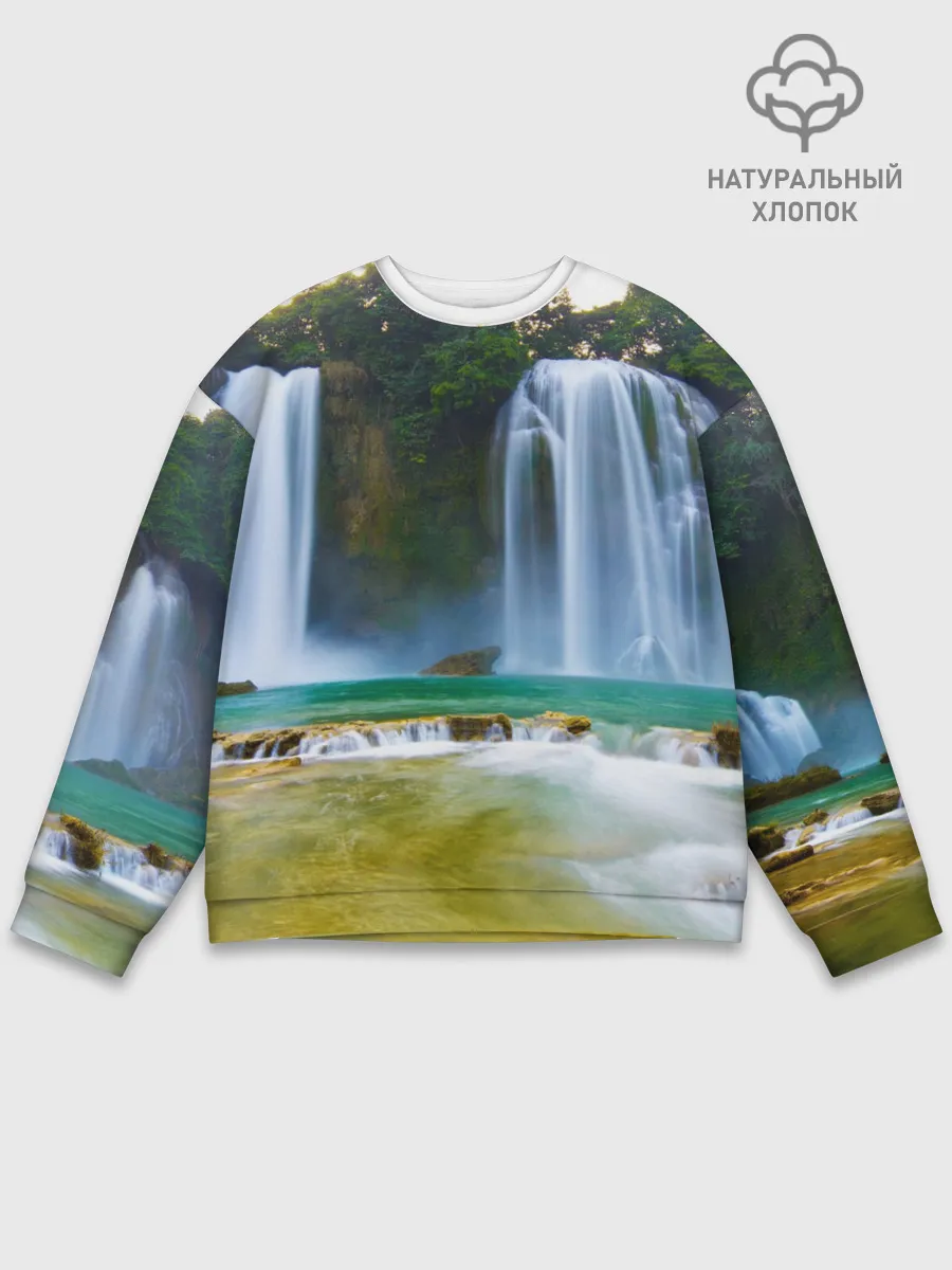 Мужской свитшот базовый / водопад
