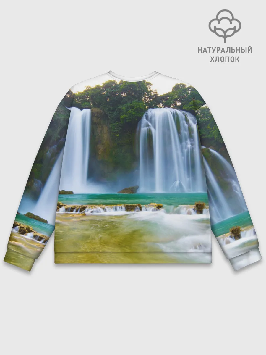 Мужской свитшот базовый / водопад