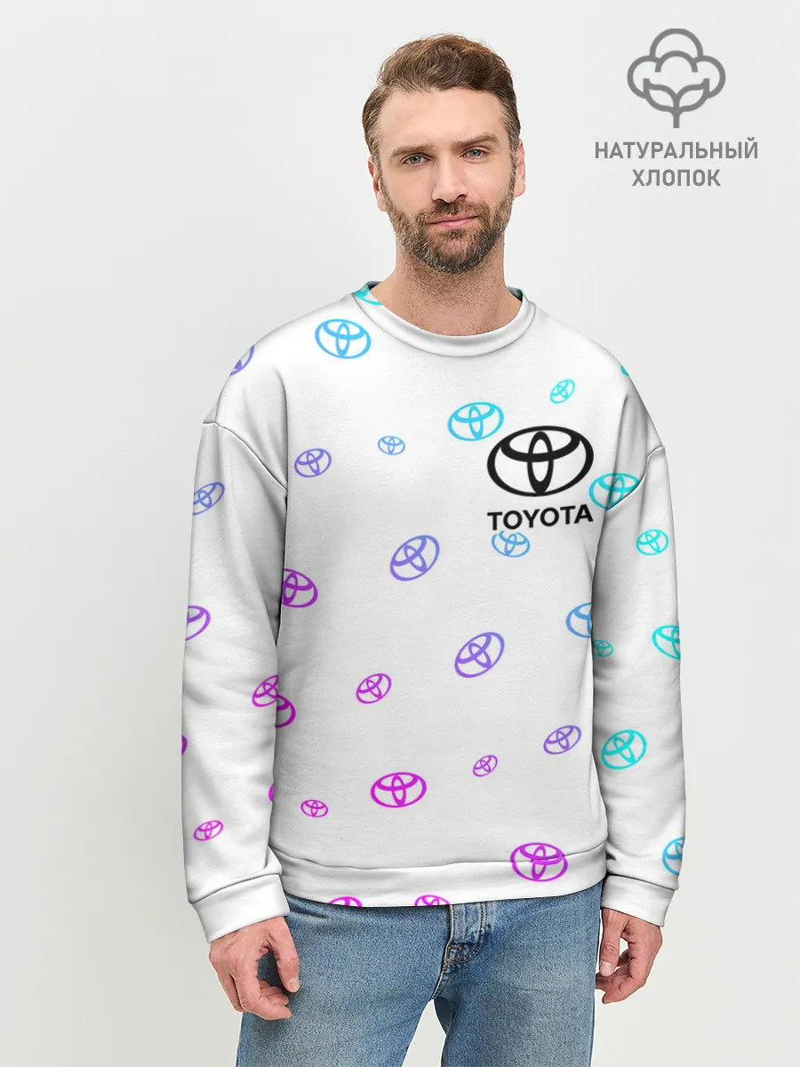 Мужской свитшот базовый / TOYOTA / ТОЙОТА