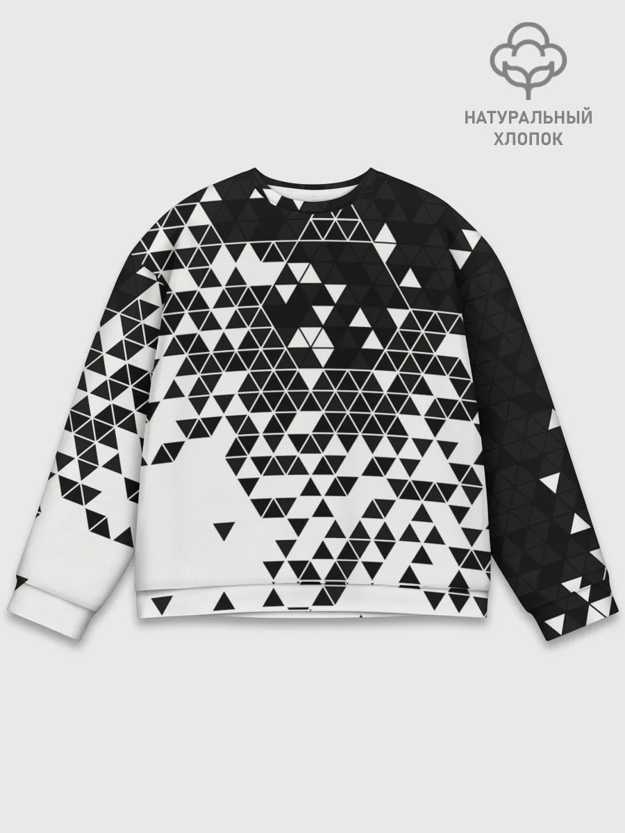 Мужской свитшот базовый / Векторные фигуры