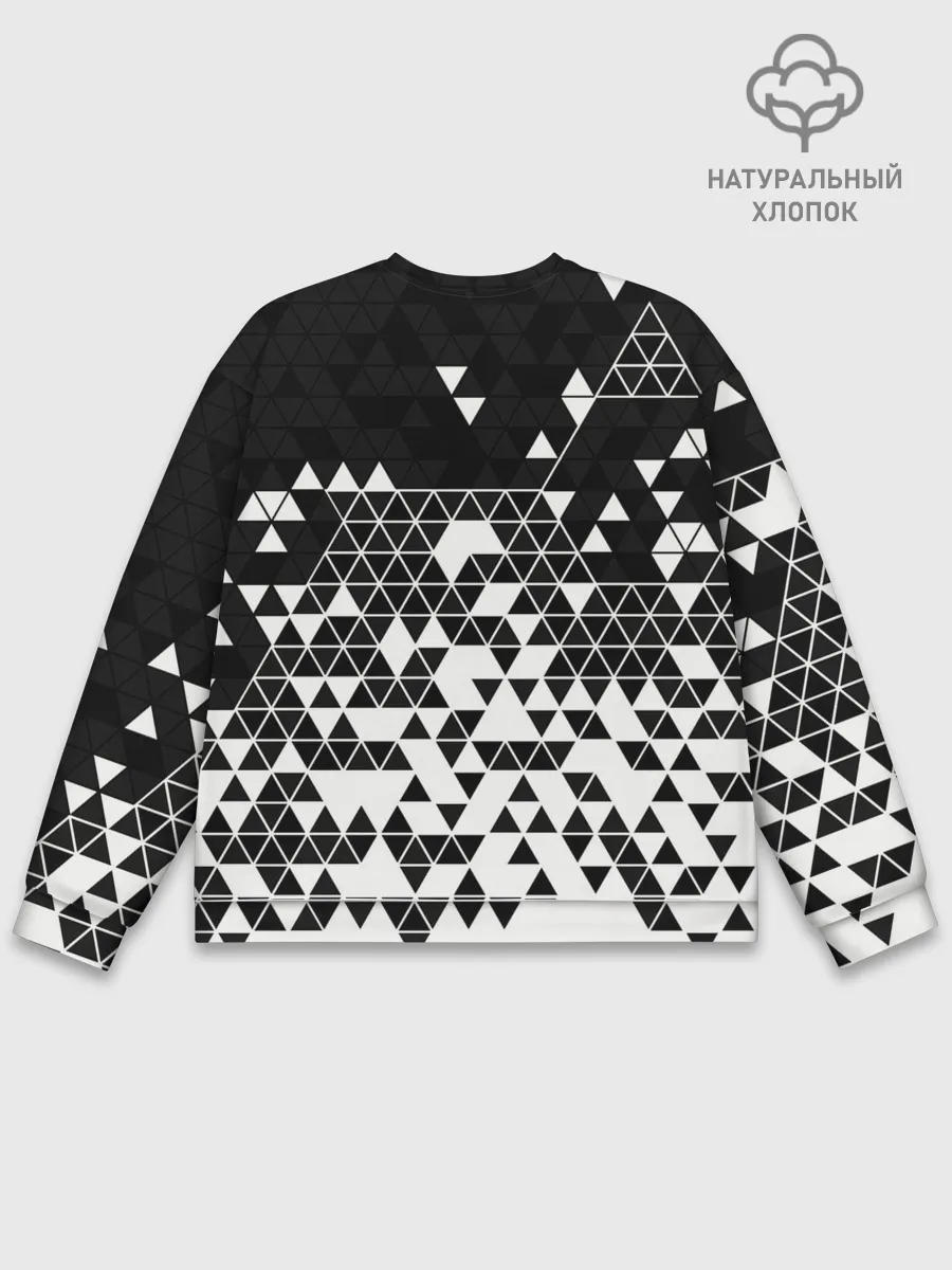 Мужской свитшот базовый / Векторные фигуры