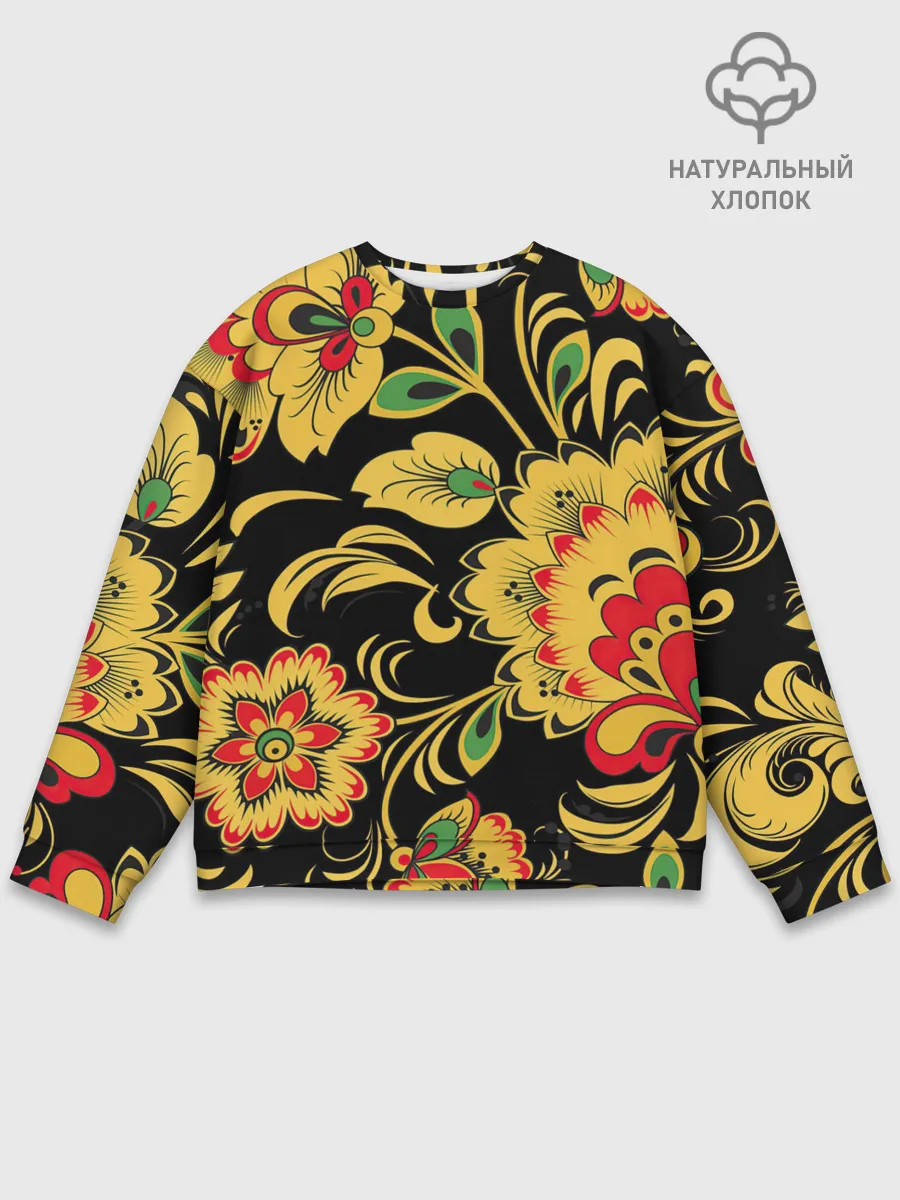 Мужской свитшот базовый / Хохлома