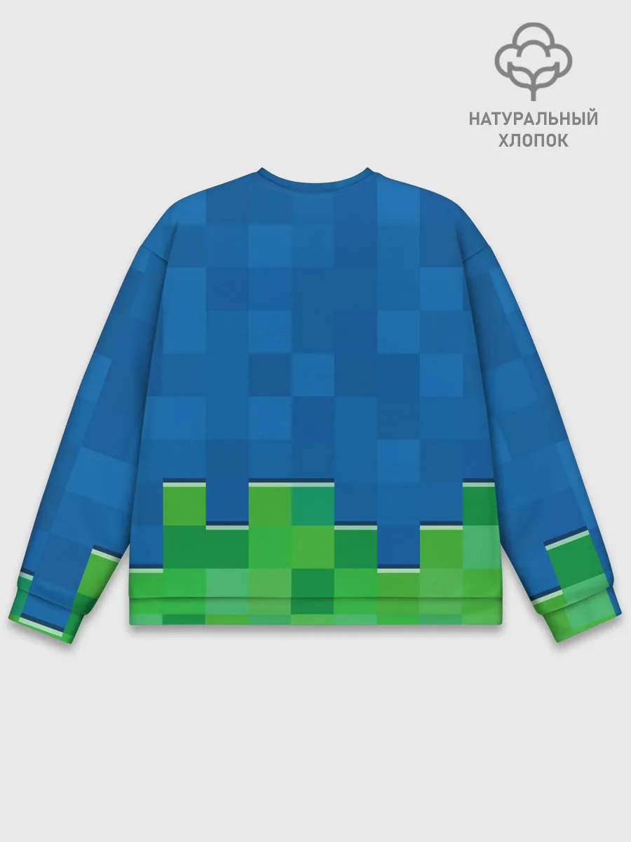 Мужской свитшот базовый / Minecraft / Майнкрафт