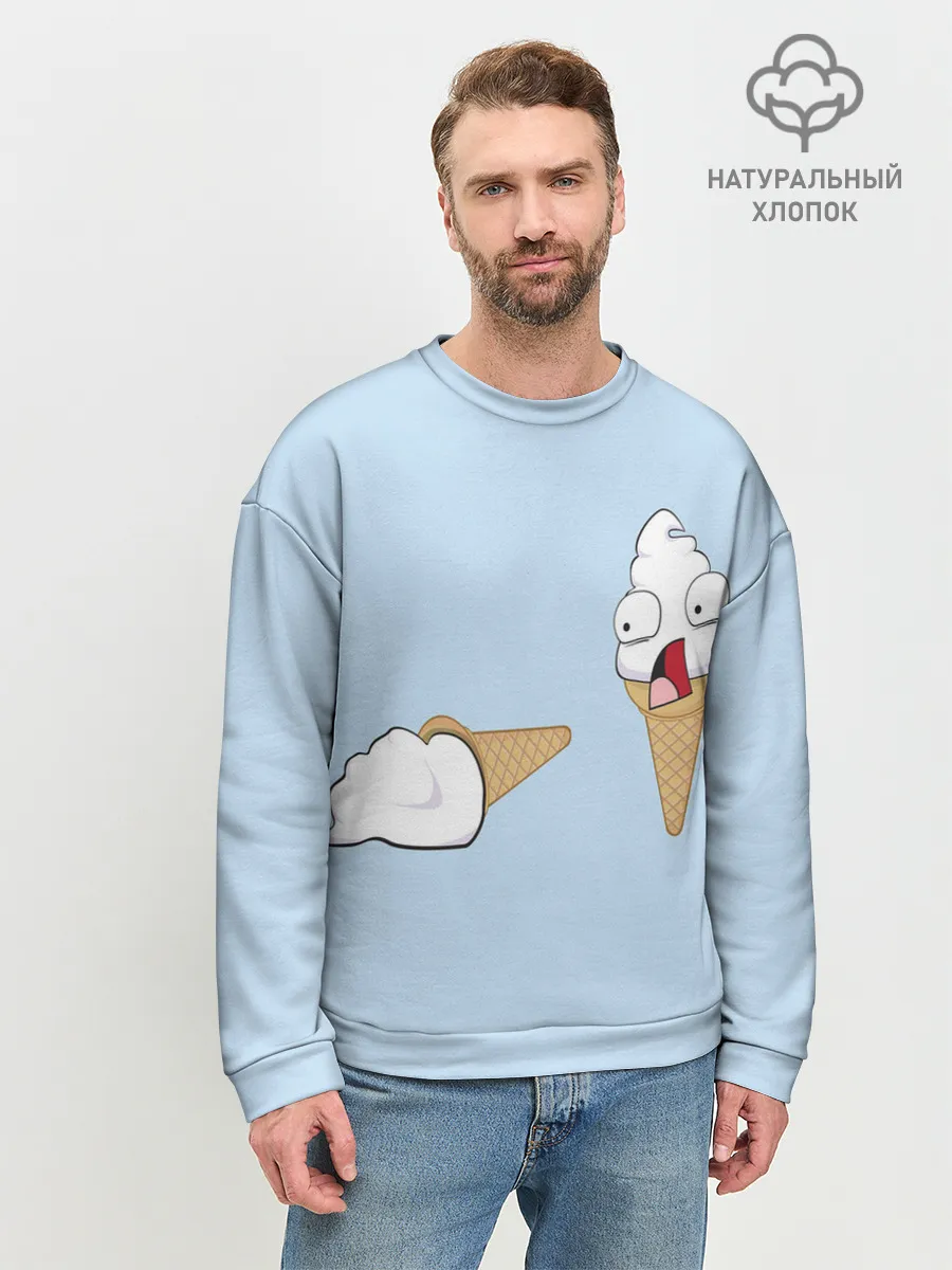 Мужской свитшот базовый / ааа рожок