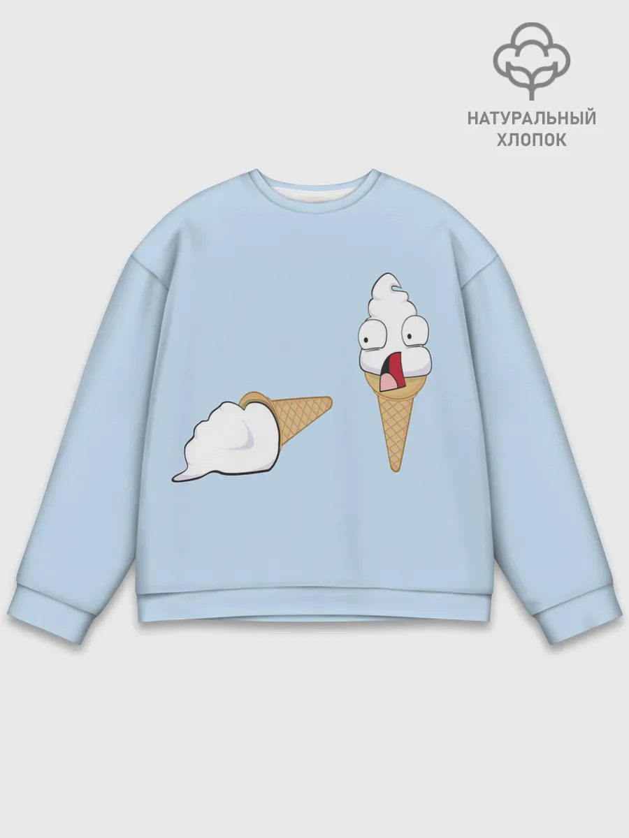 Мужской свитшот базовый / ааа рожок