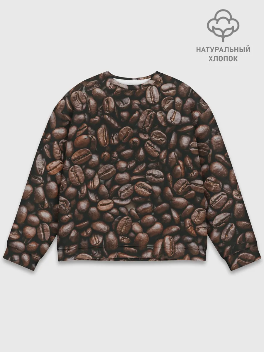 Мужской свитшот базовый / кофе