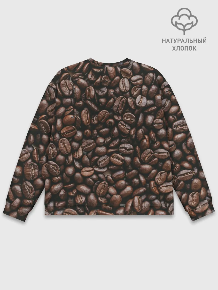 Мужской свитшот базовый / кофе