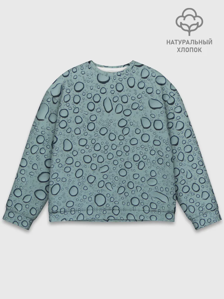 Мужской свитшот базовый / Капли.