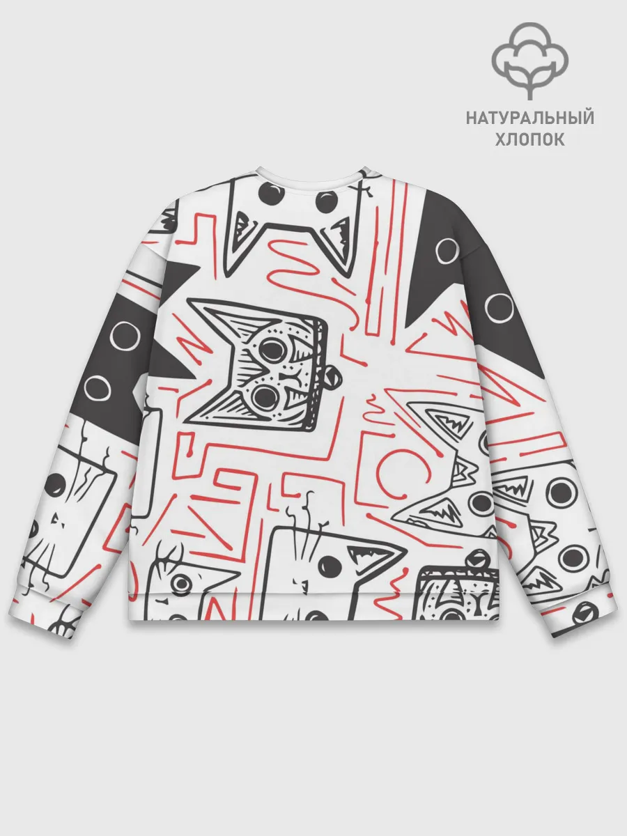 Мужской свитшот базовый / Cats