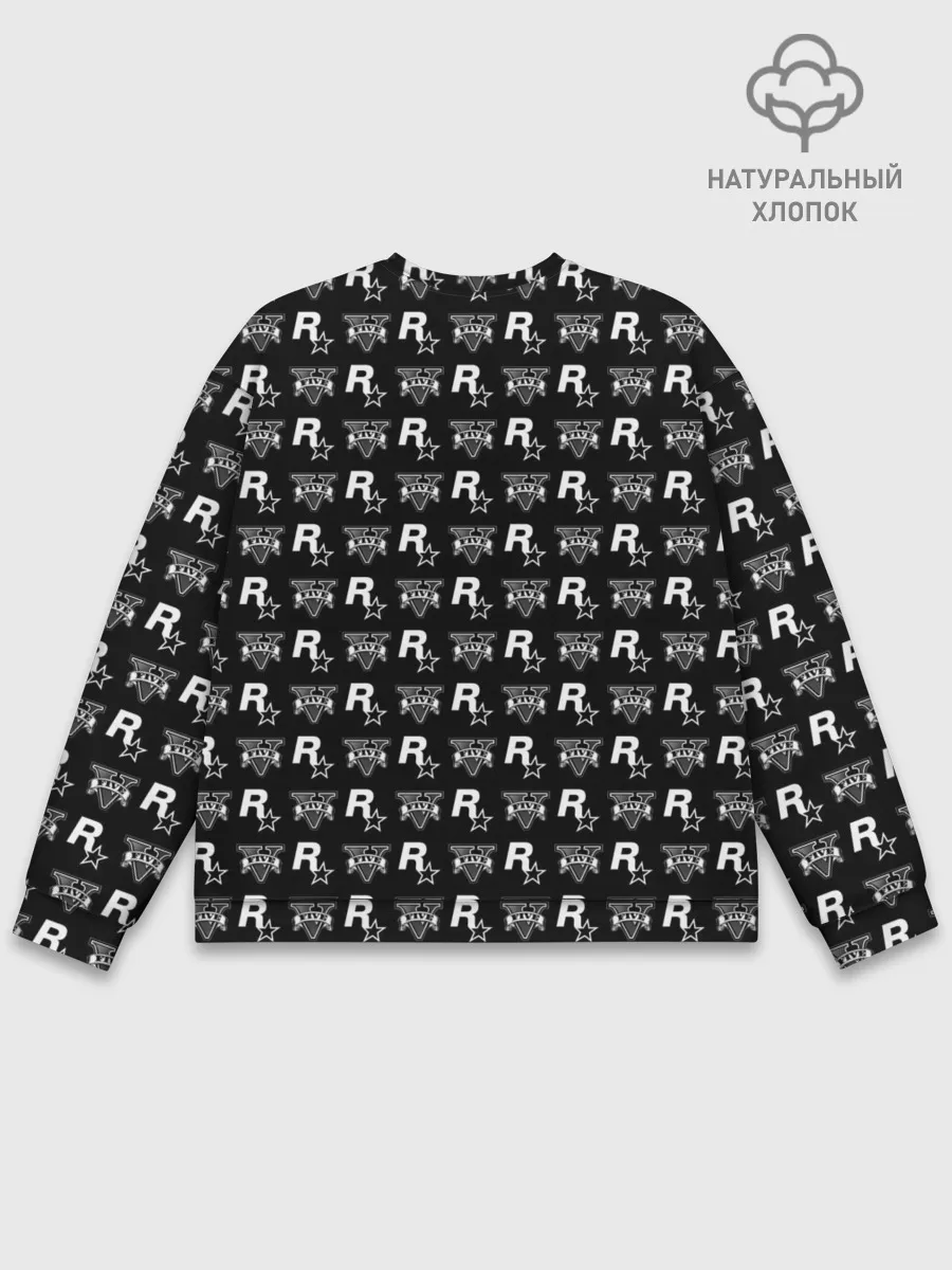 Мужской свитшот базовый / GTA 5 Pattern
