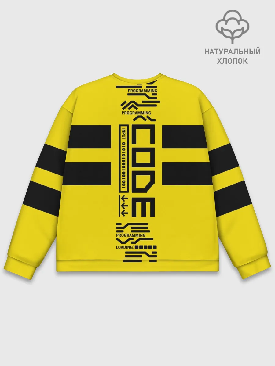 Мужской свитшот базовый / КОД,программирование,code