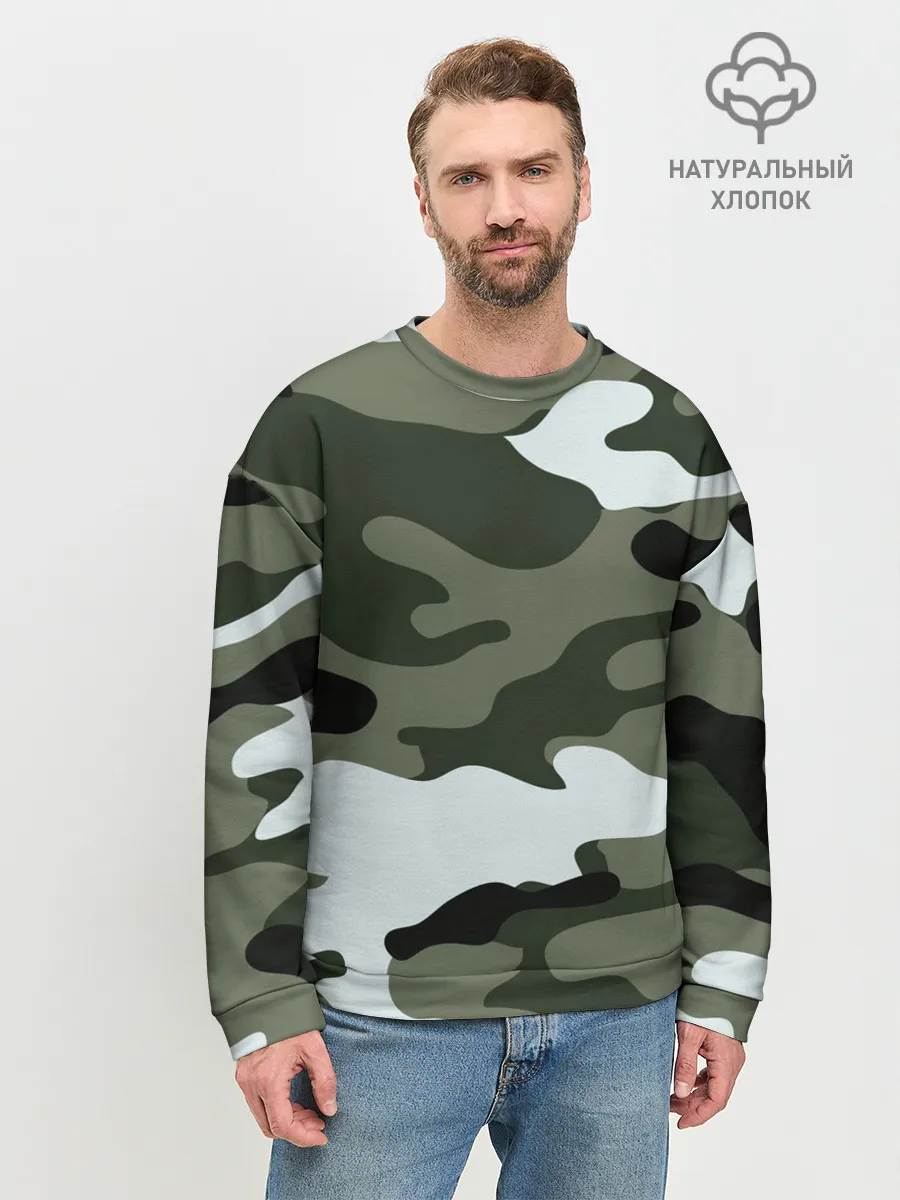 Мужской свитшот базовый / camouflage 2