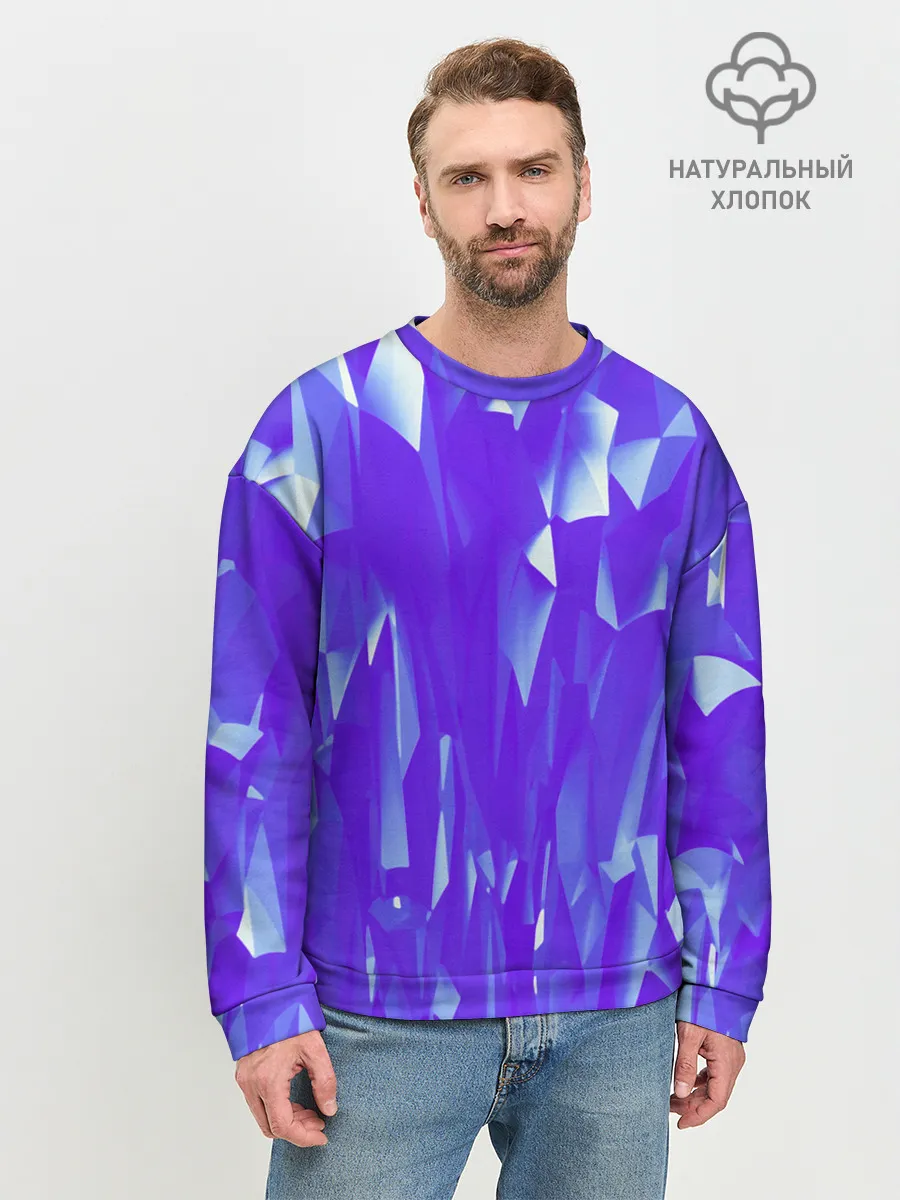 Мужской свитшот базовый / Абстракция