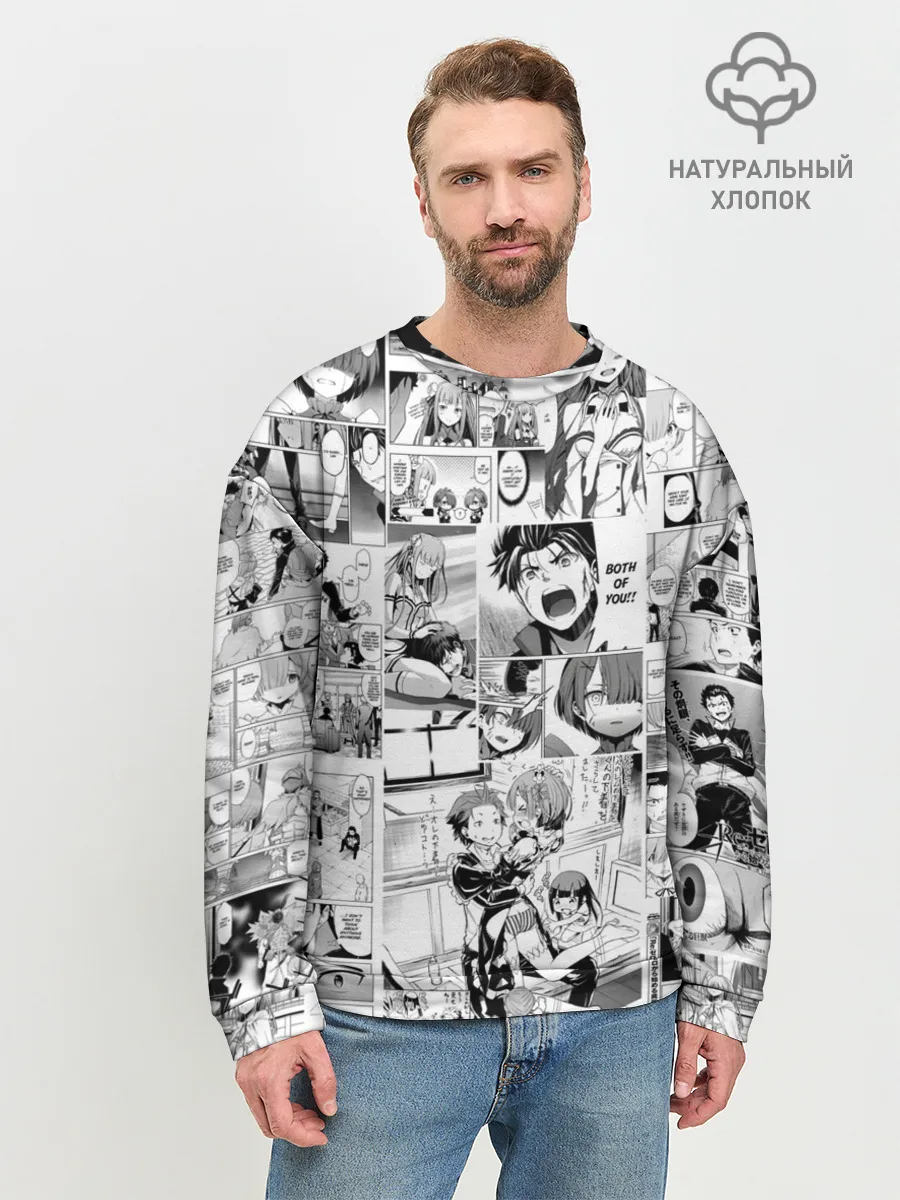 Мужской свитшот базовый / Re:Zero