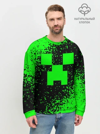Мужской свитшот базовый / MINECRAFT