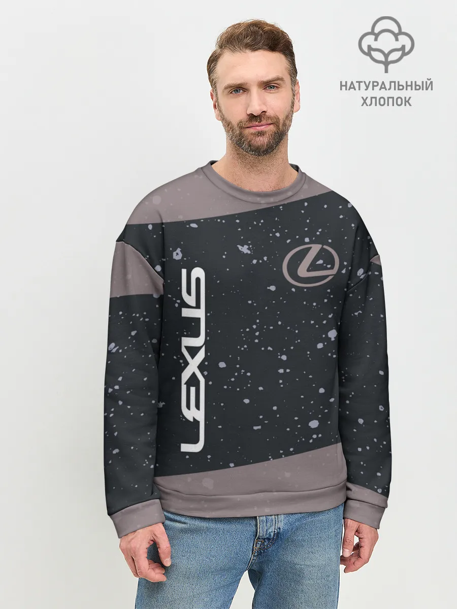 Мужской свитшот базовый / LEXUS / ЛЕКСУС