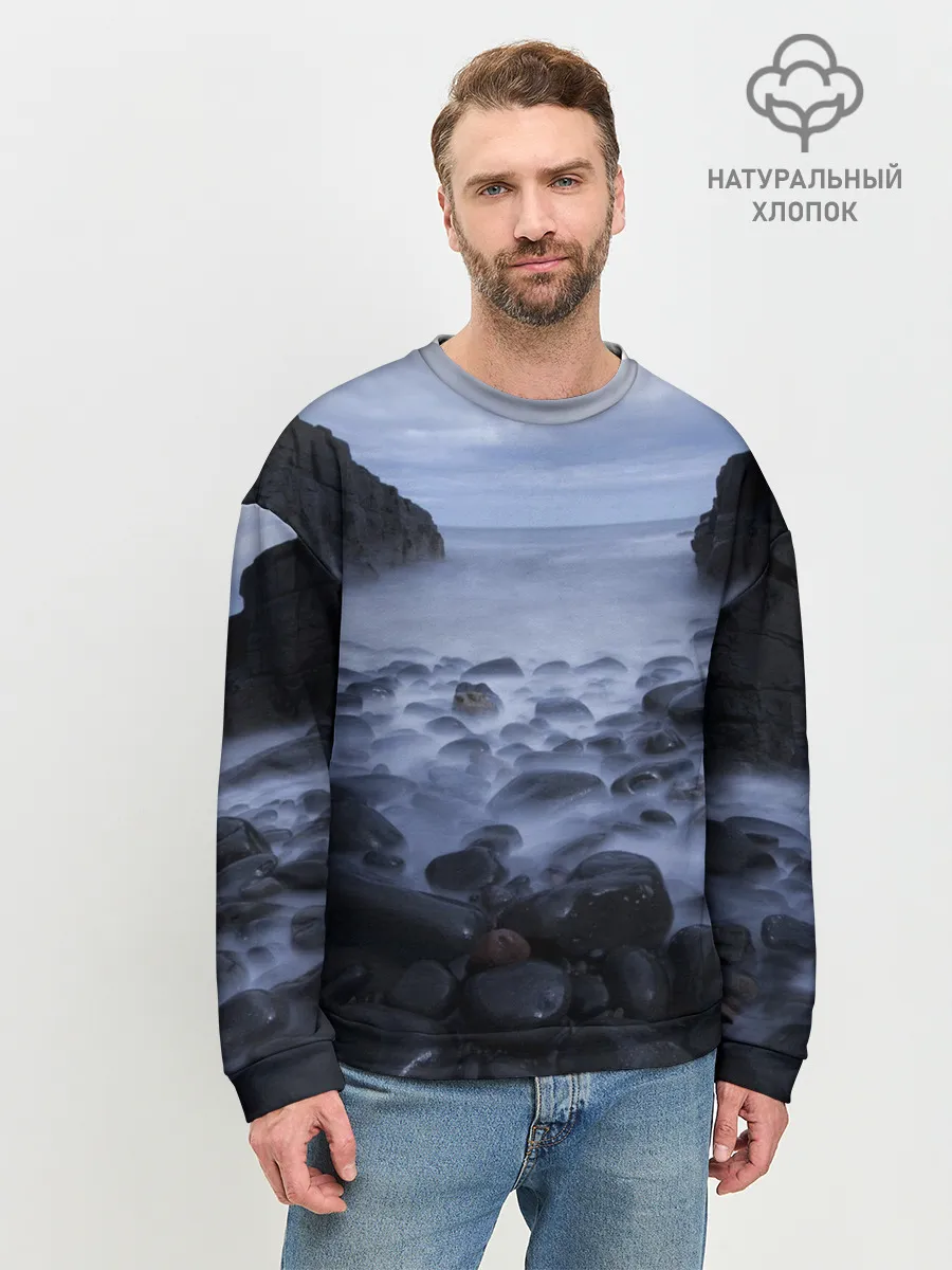 Мужской свитшот базовый / Горные породы
