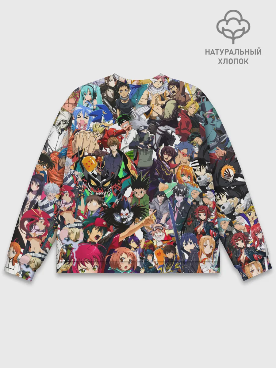 Мужской свитшот базовый / ACTION ANIME CHARACTERS!