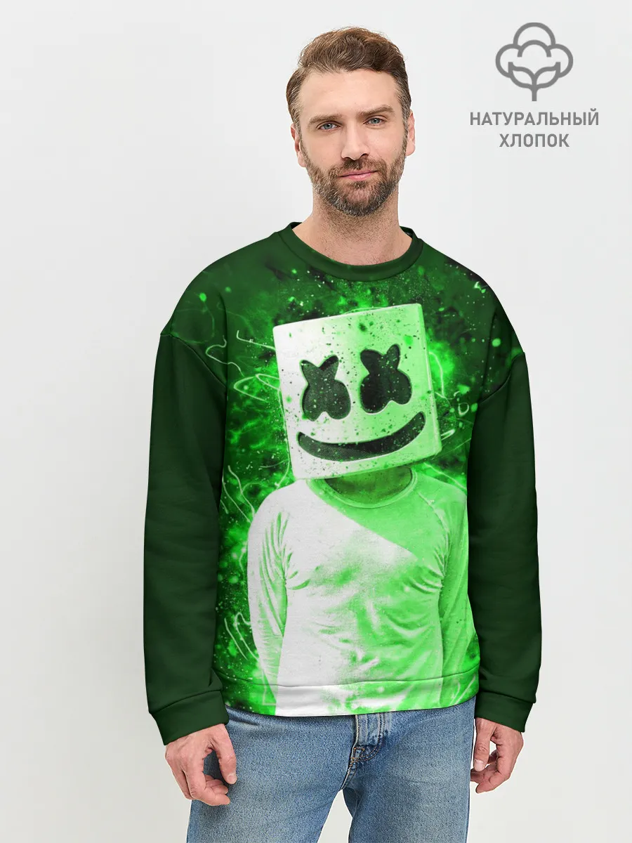 Мужской свитшот базовый / MARSHMELLO