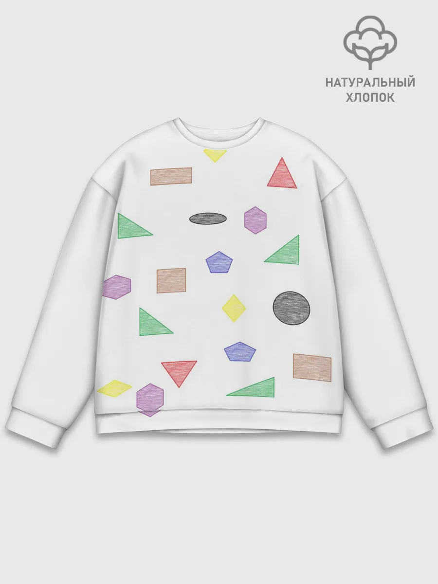Мужской свитшот базовый / Геометрия