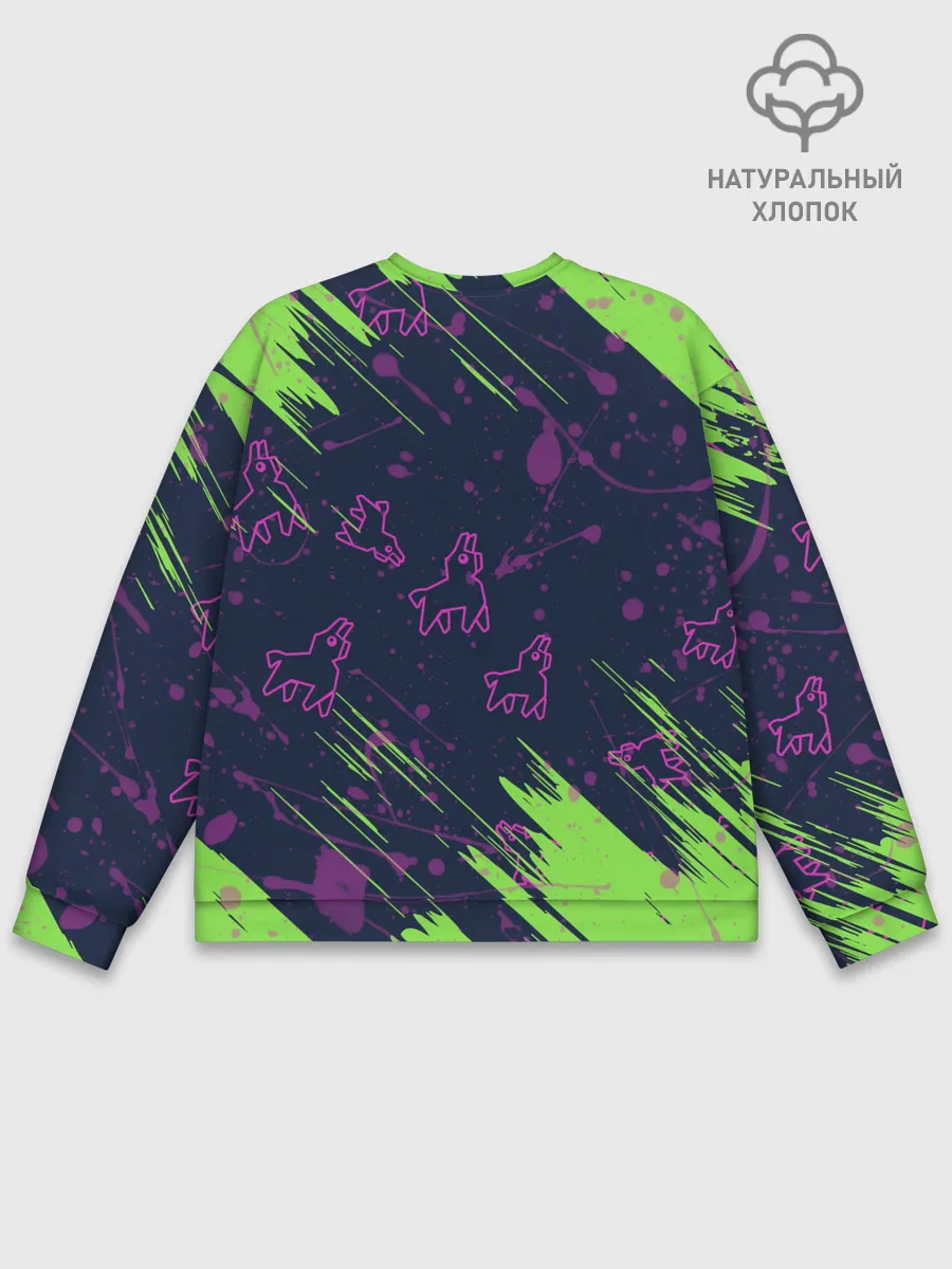 Мужской свитшот базовый / FORTNITE LAMA.