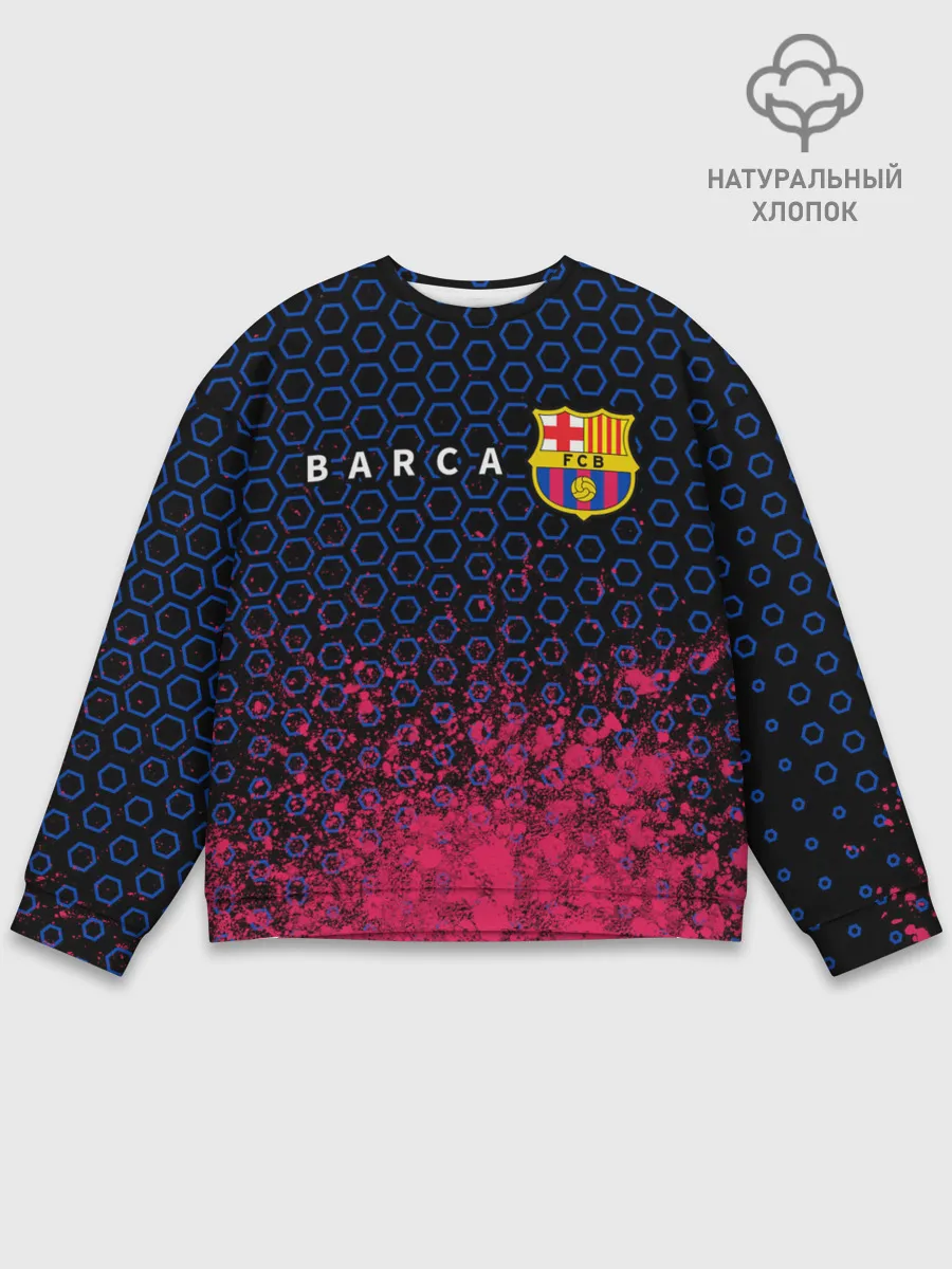 Мужской свитшот базовый / BARCELONA / БАРСЕЛОНА