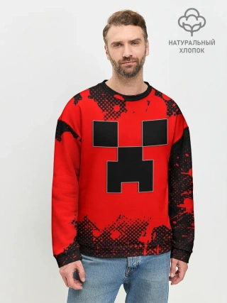 Мужской свитшот базовый / MINECRAFT