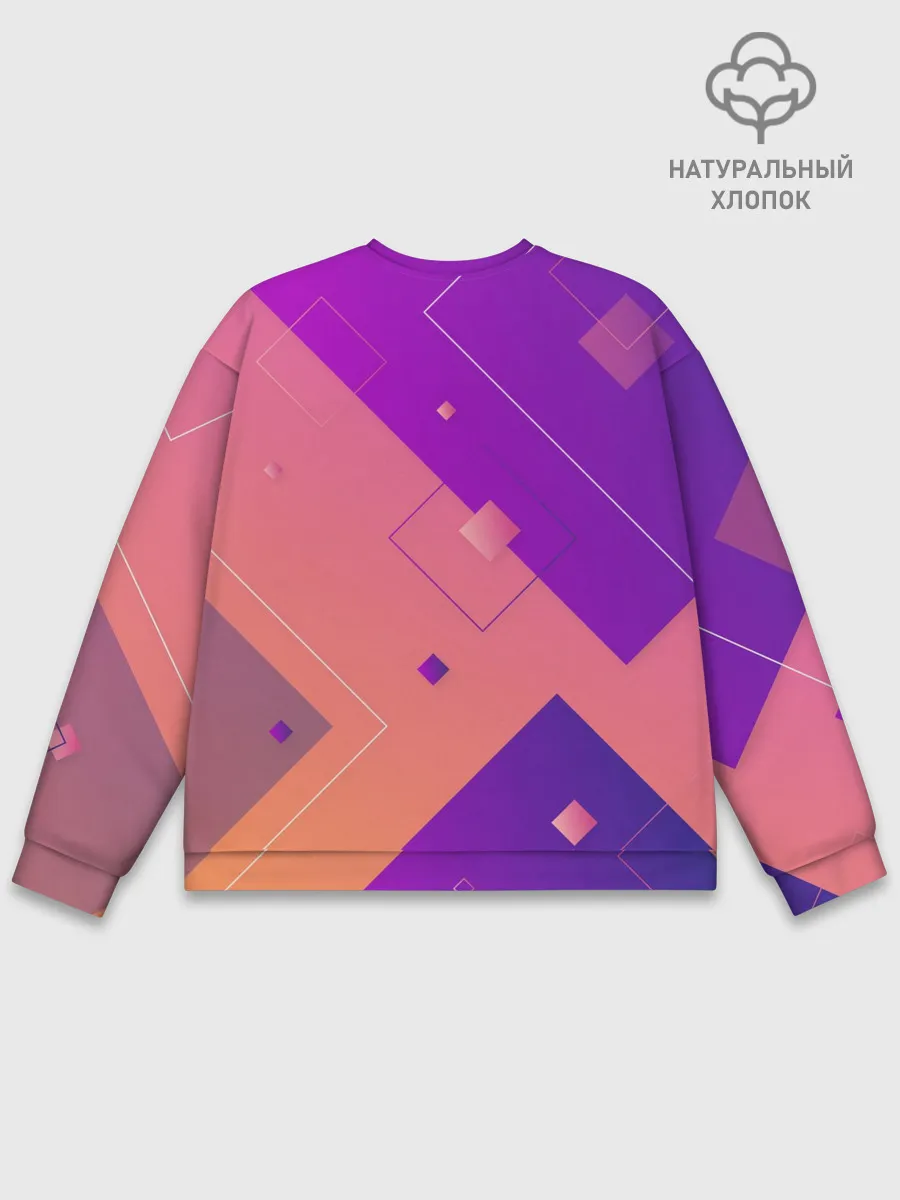 Мужской свитшот базовый / Геометрия