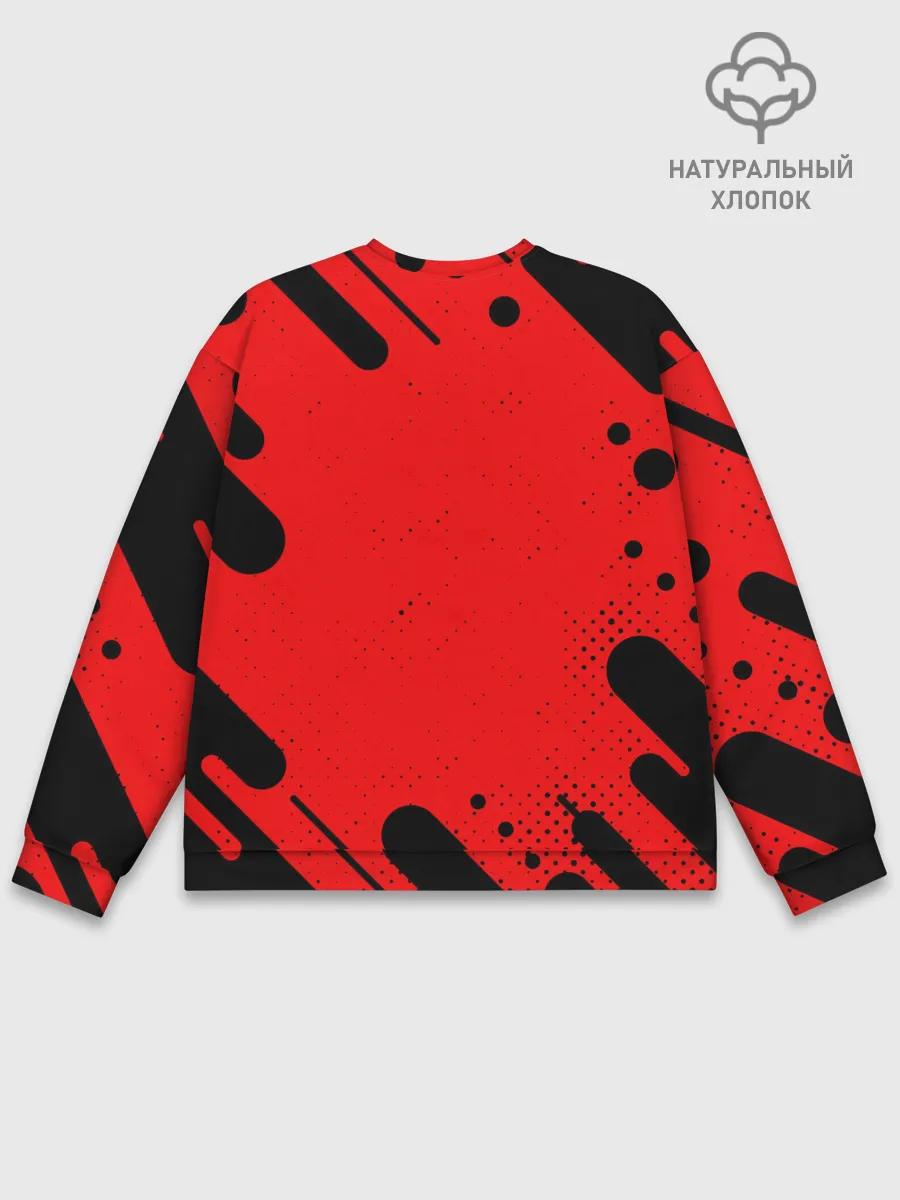 Мужской свитшот базовый / AC MILAN / МИЛАН