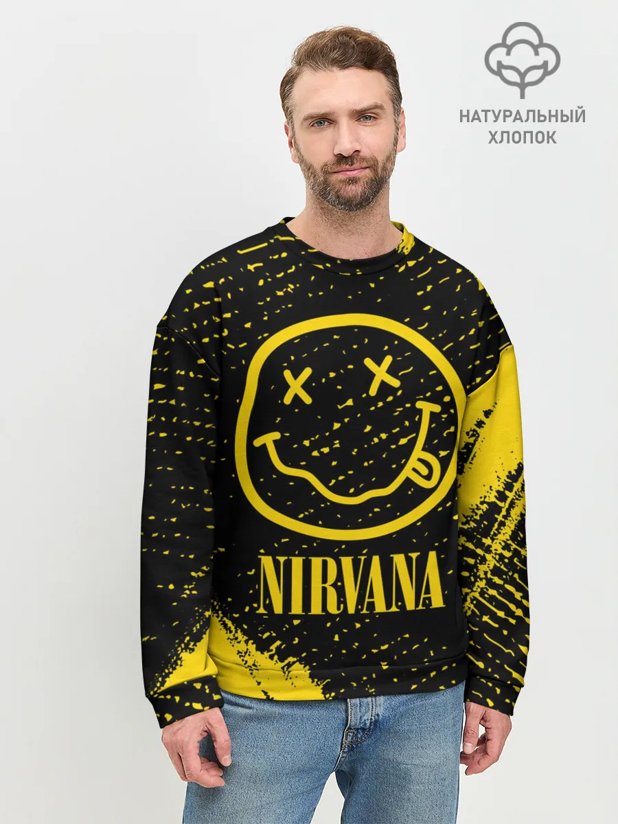 Мужской свитшот базовый / NIRVANA / НИРВАНА