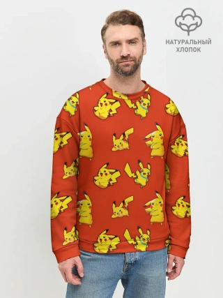Мужской свитшот базовый / Пикачу