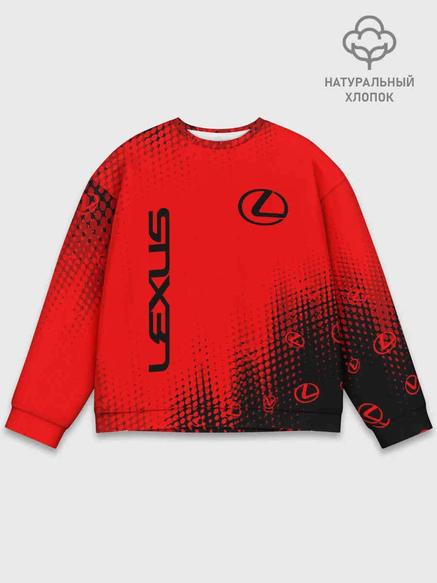 Мужской свитшот базовый / LEXUS / ЛЕКСУС