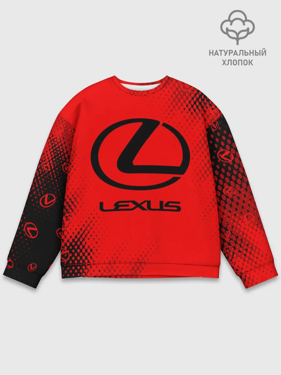 Мужской свитшот базовый / LEXUS / ЛЕКСУС